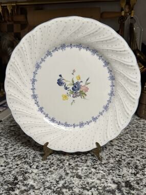 Nikko BLUE PEONY: 10 3/4" Dinner Plate, Set Of 2 Perfect Condition